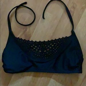 WORN ONCE!! Gorgeous black bathing suit top!